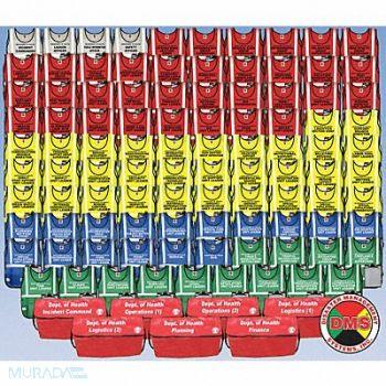 DISASTER MANAGEMENT SYSTEMS Department of Health Vest Kit 99 Vests, 38E618