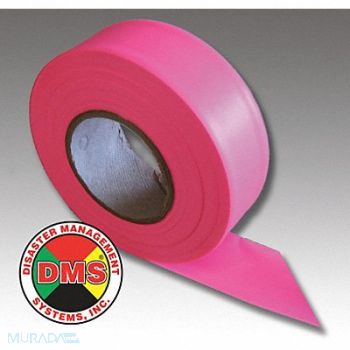 DISASTER MANAGEMENT SYSTEMS Contamination Indicator Tape Magenta, 38E643