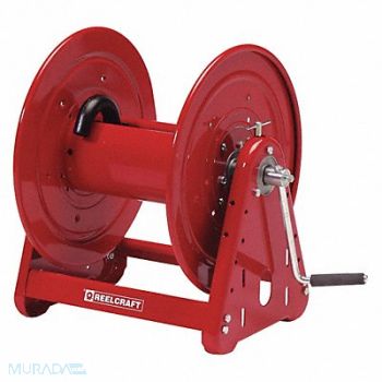 REELCRAFT Hand Crank Hose Reel 100 ft 3/4 ID Red, 38EE69