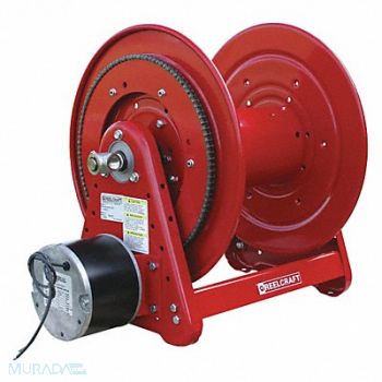 REELCRAFT Motor Hose Reel 100 ft (3/4 in I.D.) Red, 38EE77