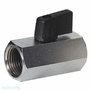 GRAINGER APPROVED Mini Ball Valve 1/2 in Pipe Standard, 38EF87