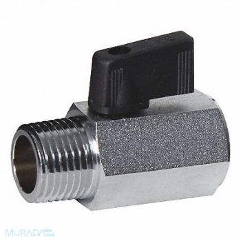 GRAINGER APPROVED Mini Ball Valve 1/2inPipe 450 psi CWP, 38EF99