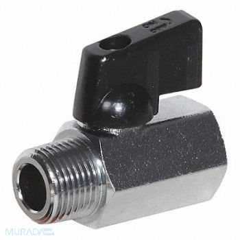 GRAINGER APPROVED Mini Ball Valve 3/8inPipe 600 psi CWP, 38EG07