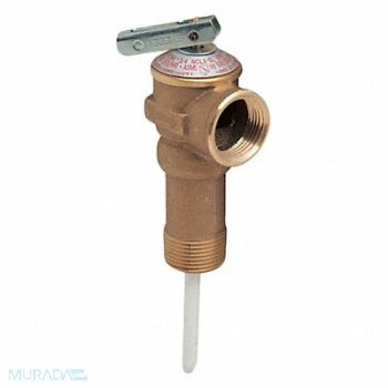 CASH ACME Temp/Pressure Relief Valve 150 PSI 210 F, 38EG45