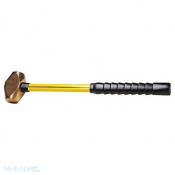 NUPLA Double Face Sledge Hammer Brass 18 in L, 38EG71