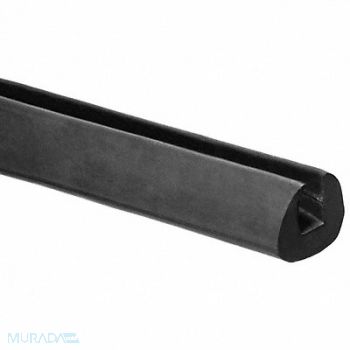 GRAINGER APPROVED Edging EPDM I 1/2 x 5/8 In 100 Ft L Blk, 3HCL4