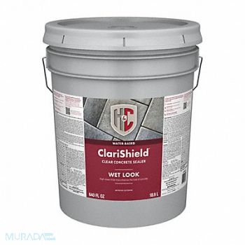 H C Concrete Floor Sealer Clear 5 gal Pail, 38EK26