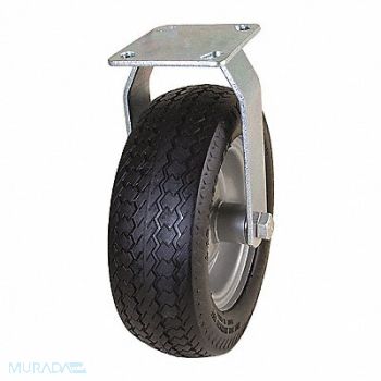 MARASTAR Plate Caster w/ Flat-Free Rigid 300 lb., 38ER64