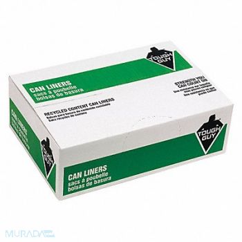 TOUGH GUY Trash Bag 55 to 60 gal Clear PK100, 38EU78