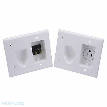 MONOPRICE Recessed Pro Power Kit Wht, 38F869
