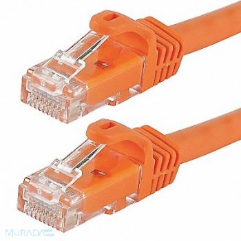 MONOPRICE Patch Cord Cat 6 Flexboot Orange 2.0 ft., 38F957