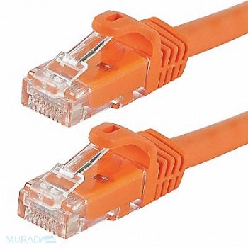 MONOPRICE Patch Cord Cat 6 Flexboot Orange 10 ft., 38F986