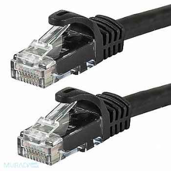 MONOPRICE Patch Cord Cat 6 Flexboot Black 100 ft., 38G023