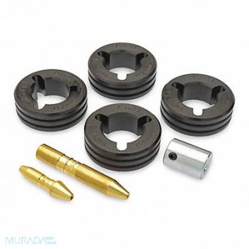 MILLER ELECTRIC MILLER 4pc MIG V-Knurl Drive Roll Kit, 38G550