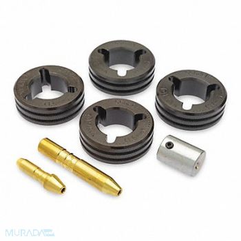 MILLER ELECTRIC MILLER 4pc MIG V-Knurl Drive Roll Kit, 38G551