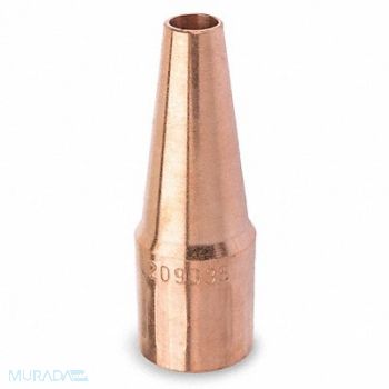 MILLER ELECTRIC MILLER Copper Tapered MIG Weld Nozzle, 38G593