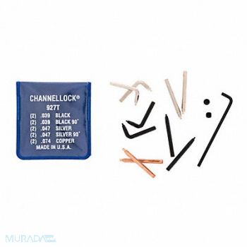CHANNELLOCK Replacement Tips Steel, 38GU17