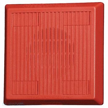 WHEELOCK Multitone Horn 12/24VDC Red 5-1/4 in H, 38GV03