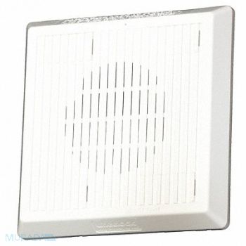 WHEELOCK Multitone Horn 12/24VDC White 5-1/4in. H, 38GV04