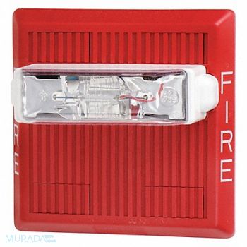 WHEELOCK Multitone Horn 12VDC Red, 38GV05