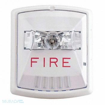 WHEELOCK Strobe 24VDC White 5-15/64 H, 38GV23