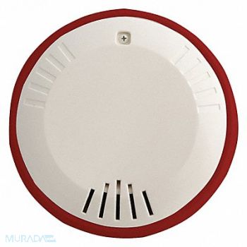 WHEELOCK Horn 12/24VDC Red 6-11/16 in H, 38GV30