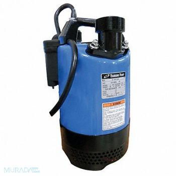 TSURUMI Plug-In Utility Pump 1 HP 115VAC, 38H469
