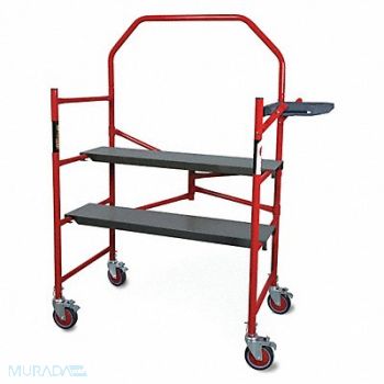METALTECH Portable Scaffold 4-1/4 ft.L Steel, 38HT59