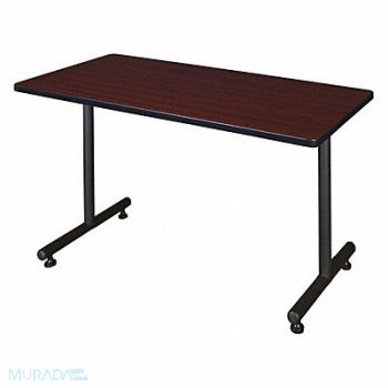 REGENCY Training Table 48inW Mahogany Adjst Hght, 38HU77