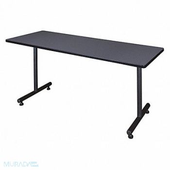 REGENCY Training Table 72 in W Gray Adjst Hght, 38HU85