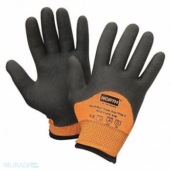 HONEYWELL Cut Resistant Gloves Black/Orange 2XL PR, 38HX89