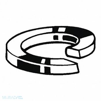 GRAINGER APPROVED LkWshr HD Gal Stl 1/2 in 0.869in 1 650PK, 38TT86