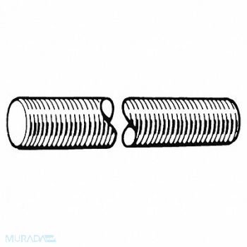 GRAINGER APPROVED FlTdRd Znc Stl M20-2.5mm 3m 1PK, 38DL03