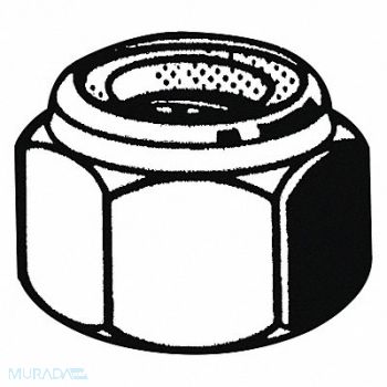 GRAINGER APPROVED LkNt Znc Stl M6-1.00 10x8mm 3300PK, 177X55