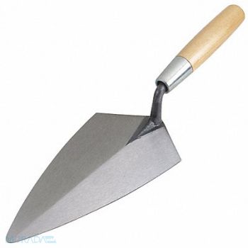 KRAFT TOOL Brick Trowel 10in L Steel, 38LY42