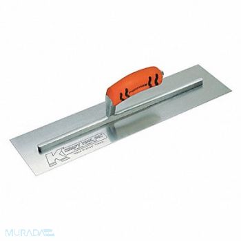 KRAFT TOOL Cement Trowel Flat 10in L Steel, 38LY45