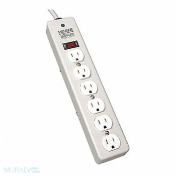 TRIPP LITE Surge Protector Outlet Strip 6 Outlets, 38M984