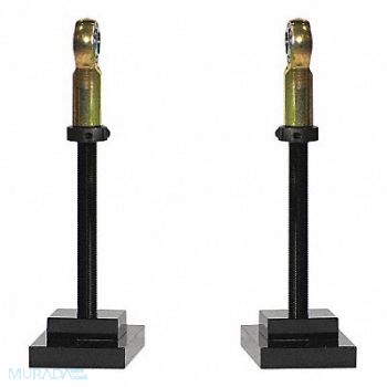 BURRELL SCIENTIFIC Pillar Support Blocks Aluminum 3/4india, 38MW91