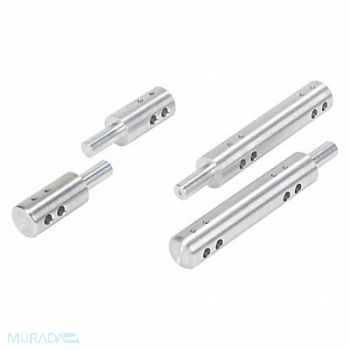 BURRELL SCIENTIFIC Shaft Aluminum 1 in Dia 9 in L, 38MW96