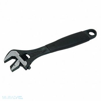 BAHCO Adj./Pipe Wrench 8 1-1/8 Cap. Black, 38N229