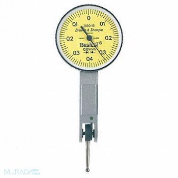 TESA BROWN SHARPE Dial Test Indicator Vert 0 to 0.2mm, 38N947