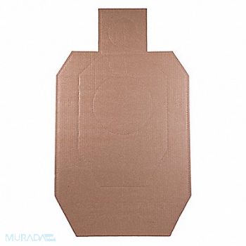 ACTION TARGET IDPA Target Cardboard PK25, 38NE50