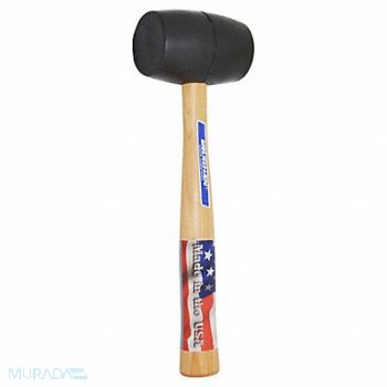 VAUGHAN Hammer Solid Mallet Rubber 20 oz 13in., 38NF21