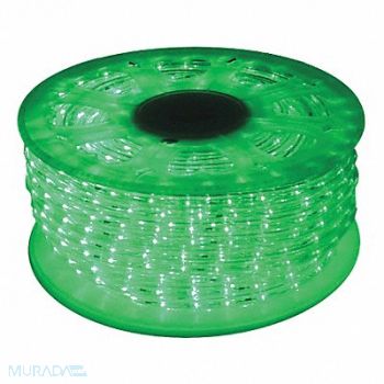 AMERICAN LIGHTING LED RopeLight 150ftX1/2in Green 115.5W, 38NH57