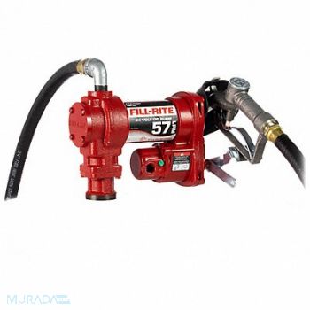 FILL-RITE Fuel Transfer Pump 15 gpm 12 ft Hose, 38NH89