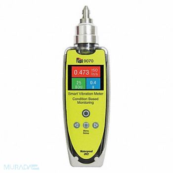 TEST PRODUCTS INTL. Vibration Meter IP67 Rated, 38NJ28