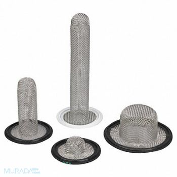 RUBBERFAB Sock Screen Gasket 1-1/2 In Viton/SS, 38R192