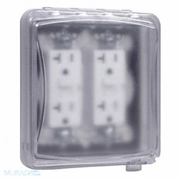 TAYMAC Weatherproof Flip Cover Clear, 38R675