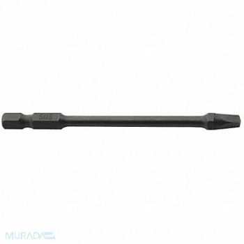 WESTWARD Insert Bit 1/4 Square Recess #3 3-1/2, 38RV93