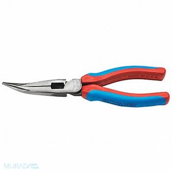 CHANNELLOCK Long Nose Plier 7-51/64 L Serrated, 38RW30
